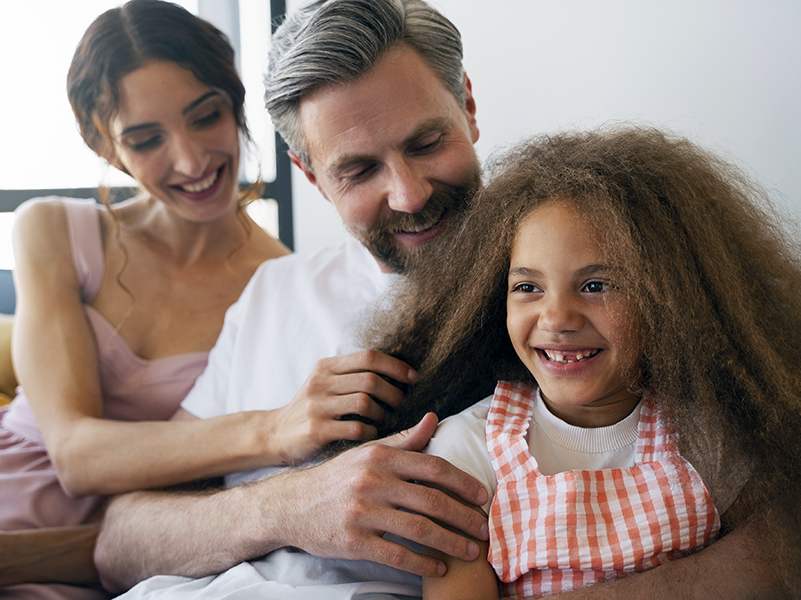 couple enfant adopté