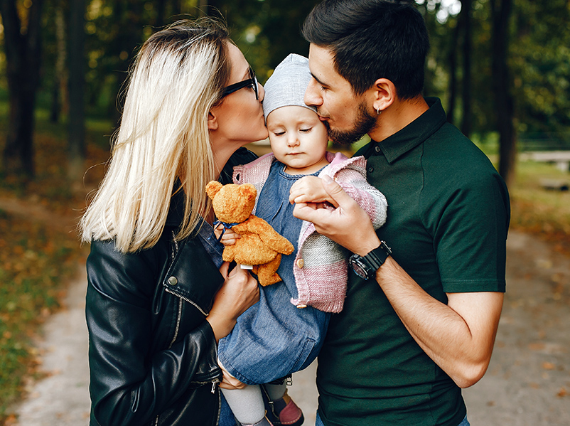 Parents avec enfant