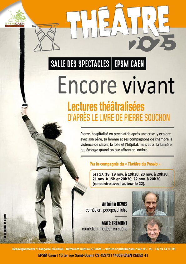 Affiche Théâtre lectures théâtralisées